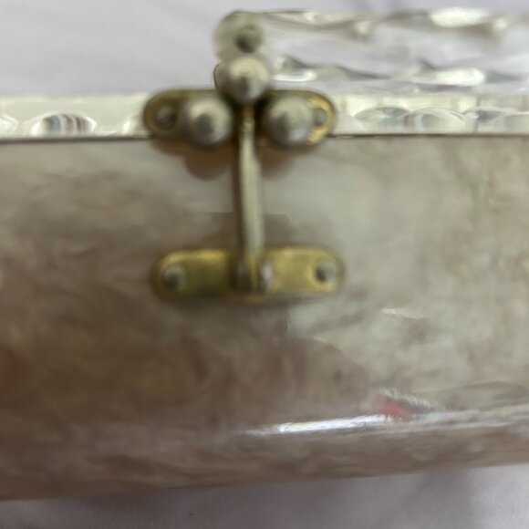 Lucite Box Purse 1950s Rockabilly - Picture 7 of 8
